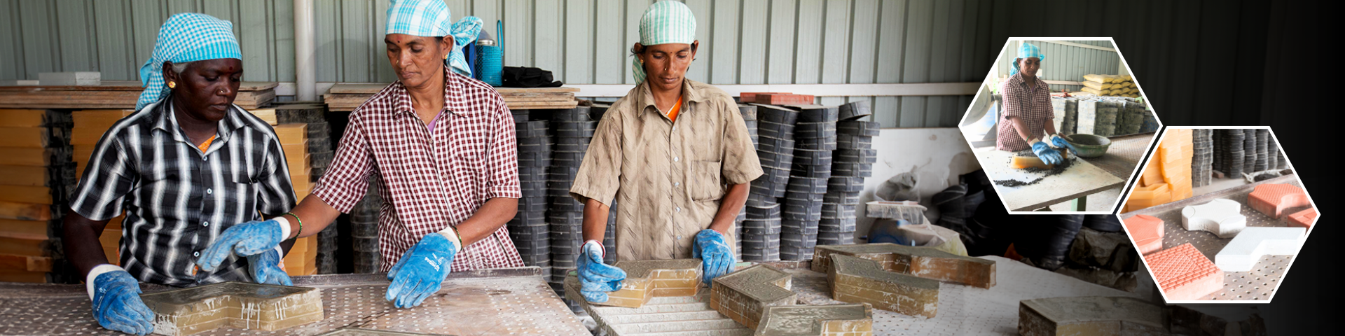 Turning Steel Waste to Paver Blocks Gives Rural Women Entrepreneurial Edge