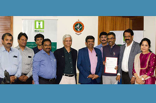 vtu signed mou with hiremee