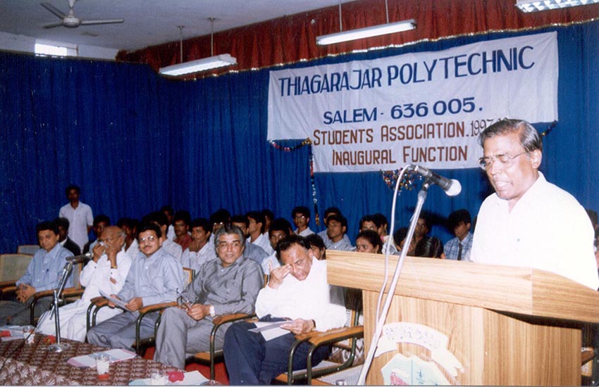 Inception of  Thiagarajar Polytechnic College