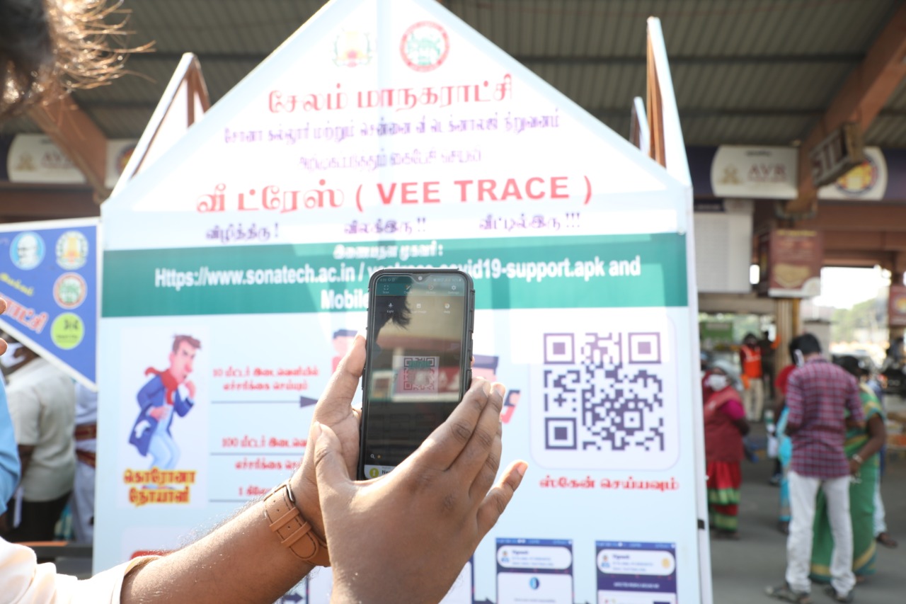 Innovative Location-Based Contact Tracing App - VeeTrace - developed by The Sona Group Subsidiaries