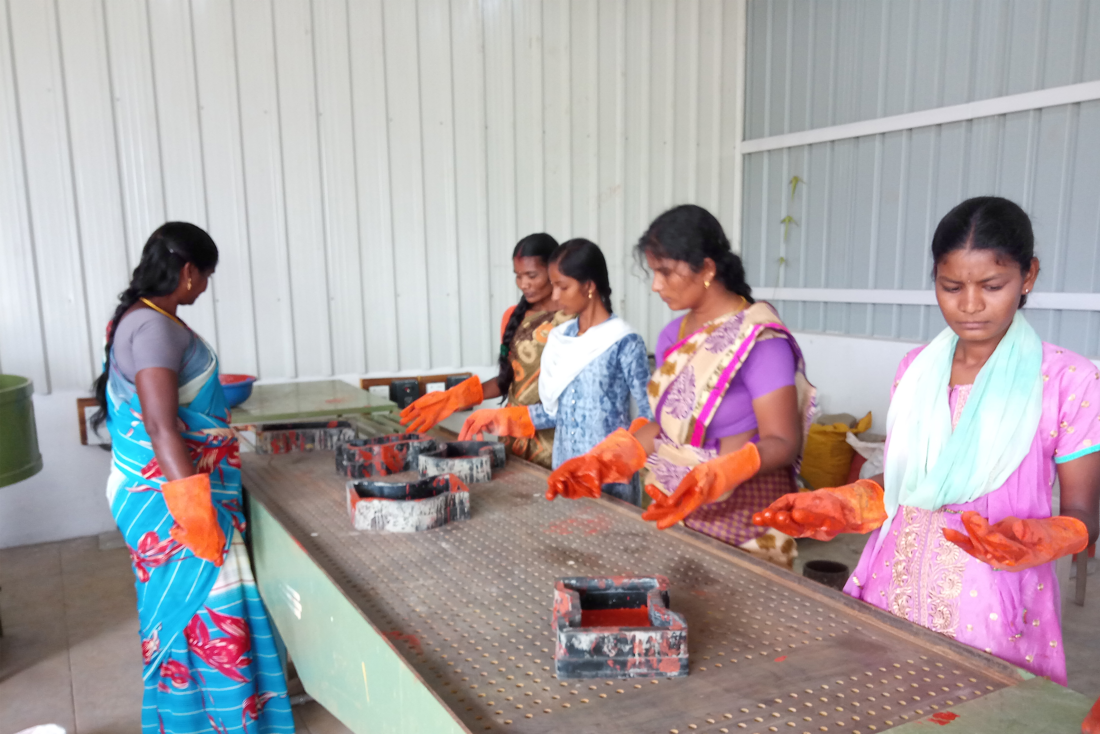 Turning Steel Waste to Paver Blocks Gives Rural Women Entrepreneurial Edge